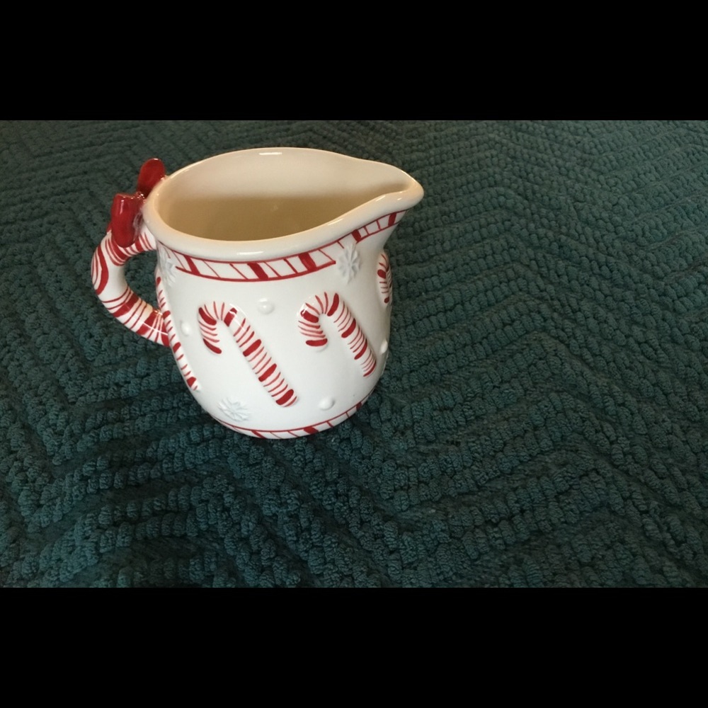 Christmas porcelain creamer